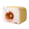 Nido de Gato Yuanqi es Cálido y Engrosado en Invierno, Casa para Gatos a Prueba de Frío, Universal para Todas las Estaciones, Nido de Gato Cerrado de Invierno, Nido de Suministros para Mascotas