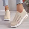 Novos Tênis Esportivos Casuais de Malha Fly com Solado Plataforma Espesso, Estilo Europeu e Americano, Tamanho Grande Feminino da Amazon para o Verão de 2026