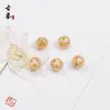 Esmalte Cloisonné Método Antiguo Goteo de Aceite Cuentas Sueltas Accesorios DIY Flor de Bauhinia Cuentas de la Fortuna Pulsera Collares Cuentas