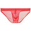 Cueca Masculina de Renda Junyou Ultra Fina Transparente Sexy com Saco Fina Ajustada ao Corpo Respirável Calça para Jovens Homens