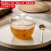 Tazón Golondrina tazón de postre tazón de sopa vajilla Tazón de Cristal borde dorado tazón de vidrio hogar oreja plateada tazón para avena