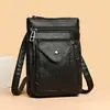 Bolsas Transfronteiriças, Bolsas de Ombro Femininas, Porta-Moedas da Moda, Bolsas Transversais Simples Retrô de Couro Macio, Bolsas de Celular de Alta Qualidade Atacado