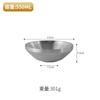 Bol Coreano de Acero Inoxidable 304 para Fideos Fríos, Bol Dorado, Bol para Ensalada de Frutas, Bol Comercial para Fideos Caracol, Bol para Fideos Instantáneos, Bol para Bibimbap