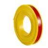 Tiras Coloridas de Cantoneira de Madeira, Tiras de Cantoneira de Mesa U-Shaped Autoadesivas Anti-Risco e Anti-Colisão, Tiras de Borracha para Cantos de Armários
