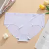 Nuevas Bragas Sin Costuras de Seda Hielo Fina para Mujer, Cintura Media, Color Sólido, Transpirables, de Secado Rápido, Levanta Glúteos, Estilo Sexy para Mujeres Jóvenes