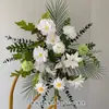 Flores de Boda Decoración de Boda Arreglo Floral de Piso Decoración de Compromiso Flores de Seda Arreglo Floral Decorativo Arreglo Floral para Camino Bolas de Flores Flores Colgantes