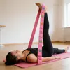 Cinturón de Ejercicio Digital para Yoga, Danza, Fitness y Entrenamiento de Estiramiento, Cinturón Elástico Segmentado de 8 Secciones, Cinturón Elástico Multifuncional para Postura