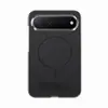 Adecuado para Huawei Pura X View, con un patrón de tejido diagonal, adsorción magnética incorporada y un marco chapado; Funda protectora anti-caídas X View