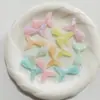 Cauda de sereia colorida com acessórios acrílicos pendurados para kit de material DIY para chaveiro, brinco, pingente de bolsa e colar