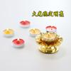 Lámpara de Ghee con Carcasa de Aluminio Shengbaoyuan, Vela de Ghee a Base de Plantas de Larga Duración de 2 Horas para Adoración, Velas Religiosas al por Mayor