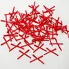 20 Mini Lazos Finos de Cinta para Decoración de Pasteles, Adornos Festivos para Repostería y Postres, Accesorios Florales para Globos
