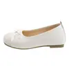 Zapatos planos de otoño estilo francés para mujer, mocasines con lazo, mocasines de suela blanda 2026, bailarinas de retazos