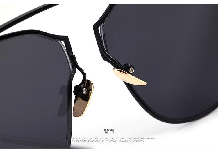 新款 时尚复古太阳眼镜 男女士经典款太阳镜驾驶眼镜 金属墨镜