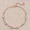 Pulsera de calcidonita de imitación para mujer, pulsera con incrustaciones de superficie de huevo, chapado 925, moda simple, temperamento Joker, vintage, lote al por mayor