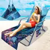 Capa de Cadeira de Praia Exclusiva Transfronteiriça Capa de Cadeira de Praia de Microfibra Bolsa Impressão Digital 3D Série Marinha A partir de Uma Peça