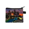 Monedero de Minecraft de Venta Caliente Transfronterizo, Mini Cartera Corta para Niños, Portallaves Portátil para Tarjeta de Acceso, Venta al por Mayor