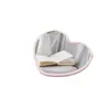 Espejo Pequeño Amoroso Espejo Moderno Sencillo en Forma de Corazón Vidrio de Belleza Espejo de Tocador Mini Espejo de Tocador para Dormitorio de Estudiante