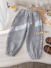 Pantalones de Invierno para Niñas con Forro Polar Estilo Coreano Costuras Lazo Estampado Pantalones Casuales Pantalones Gruesos de Invierno para Niñas