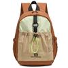 Mochila Casual Versátil Retro à Prova d'Água e Resistente ao Desgaste Estilo Simples Universitário Estilo Esportivo Cor Contrastante Ruiying Mochila Casual Redutora de Carga