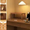 Estante de Almacenamiento Portavasos de Mesa, Estante Estrecho Pequeño para Tazas de Té de Encimera de Mesa de Comedor, Portavasos de Doble Capa, Estante de Almacenamiento para Juego de Té de Escritorio