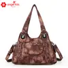 Bolsa de Ombro Multifuncional de Grande Capacidade para Comércio Exterior Viagem Viagem de Negócios Deslocamento Moda Criativa Bolsa Transversal Lavada