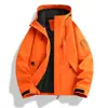 Jaqueta Fleece Outdoor Nova 2026 para Homens e Mulheres, 3 em 1 com Camada Interna Removível, Casaco à Prova de Vento e Impermeável para Primavera e Outono