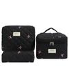 Bolsa de Maquiagem Bolsa de Mão Bordado Transfronteiriço Laço Fofo Grande Capacidade Bolsa de Lavar Bolsa de Armazenamento para Skincare Estojo de Lápis