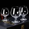 Copo Pequeno Estilo Europeu Pé Curto para Vinho Conjunto de Taças Espessadas para Vinho Tinto Copo de Brandy de Cristal para Uso Doméstico Taça de Vinho Branco