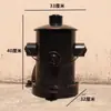 Arte de Hierro Vintage Estilo Industrial Creativo y Único Hidrante de Incendios Cubo de Basura Metálico Grande con Tapa y Pedal de Pie para Sala de Estar y Uso en Exteriores