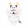 Muñeco de algodón lindo de 10 cm, sombrero de gato Doro, sombrero de Rilakkuma, sombrero de algodón de azúcar, ropa para muñecos, oso autocrítico, celebridad de internet