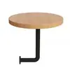 Loja de Bebidas de Chá com Leite Moderna Loja de Bolos Café Estilo Mesa Redonda Pequena de Parede Mesa de Parede Mesa de Canto