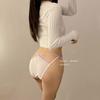 Calcinhas Sexy de Renda Charming Fairy Zi* Desejo Puro Francês Meninas Crotch Algodão Puro Cintura Baixa Vazadas Cuecas Femininas