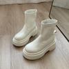 Botines Gruesos Imprescindibles para Personas Bajitas. Súper Populares y de Moda Nueva Versión de Botas Versátiles para Mujer para Otoño 2025
