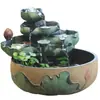 Ornamentos Criativos de Fonte com Água Corrente Bola Feng Shui Paisagem Aquática Umidificador Roda Feng Shui Chinesa Aquário Pequeno para Mesa de Sala de Estar