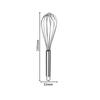 Batidor de huevos de acero inoxidable de 8, 10 y 12 pulgadas, manual, para cocina