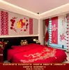 Colección Completa de Suministros para Bodas, Set de Decoración para la Habitación de Boda, Decoración de Dormitorio para los Novios, Sala de Estar de Boda, Pared de Fondo junto a la Cama