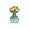 Diseño de Nicho Botella Experimental Planta Flor Placa de Petri Exquisito Adornos Versátiles Mochila Pin Fijo