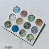 Joyería para arte de uñas 12 colores 18 colores 24 colores 45 colores 48 colores polvo de glitter polvo láser arte de uñas francés cristal oro polvo de cebolla