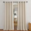 Comércio Exterior Transfronteiriço Cortinas de Gaze de Linho Europeias e Americanas para Quarto e Sala de Estar Transmissoras de Luz Cortinas Retrô Linho Barrigudo Algodão e Linho Telas de Janela Produtos Acabados