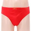 5 Cuecas Masculinas Triângulo Vermelho Grande Algodão Calças Soltas Respiráveis Roupa Íntima Benmingnian Fuzi Roupa Íntima Vermelha