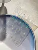 Yitu Patrón de Hormiga Cadena Plateada Láser Pegatinas para Uñas Estrella Estilo Lujo Ligero Estrella Dulce Pegatinas Decorativas Francesas Yt5653