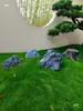 Tapa de alcantarilla Decoración Fibra de vidrio Escultura de piedra falsa Adorno Jardín Paisajismo Equipo de embellecimiento Tapa