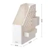 Suporte de Livro Porta-Documentos Suporte de Mesa para Livros Prateleira Rack de Armazenamento de Escritório Estante de Livros Lateral Móvel ins Suporte Simples para Papelaria