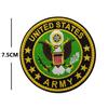 Insignia del ejército estadounidense de suministro transfronterizo puntual. Bolsa táctica con bordado de gancho y bucle de mar y tierra con insignia