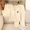 Pijama de Verano para Niños, Conjunto Delgado de Tres Piezas, Algodón Nublado, Traje para Aire Acondicionado para Niños Mayores, Conjunto de Ropa de Casa para Niñas Pequeñas