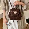Bolso de hombro coreano versátil para mujer, mochila cruzada nueva de otoño 2026, bolso de mano de doble hombro, lindo diseño exquisito de puntos de dibujos animados