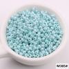 Super tamaño 3mm uniforme crema nacarada cuentas de arroz de vidrio hechas a mano DIY pulsera borla manualidades material de cuentas sueltas