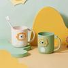 Vaso para Enjuague Bucal, Vaso para Cepillo de Dientes, Soporte para Cepillo de Dientes, Vaso para Cepillo de Dientes, Soporte para Cepillo de Dientes, Vaso Infantil, Niño, Niña, Pareja, León Pequeño