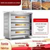 Forno elétrico de nove pratos forno de alimentos forno de três camadas de doze pratos equipamento de panificação bolo de pão forno de bolo da lua
