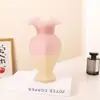 Nube de Lluvia de Tinta Vidrio de Color Humo Flor de Granada Jarrón Estilo Celebridad de Internet Ins Estilo Europeo Alto Valor de Color Sala de Estar Hidropónico Adornos Decorativos